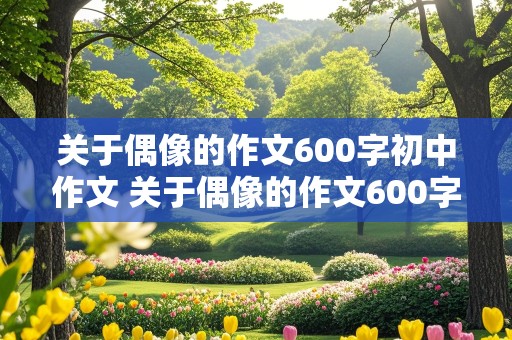 关于偶像的作文600字初中作文 关于偶像的作文600字初中作文张云雷