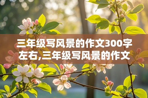 三年级写风景的作文300字左右,三年级写风景的作文300字左右有标题的