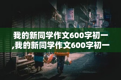 我的新同学作文600字初一,我的新同学作文600字初一男生