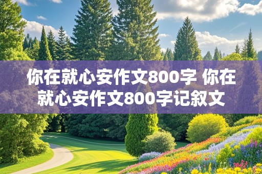 你在就心安作文800字 你在就心安作文800字记叙文