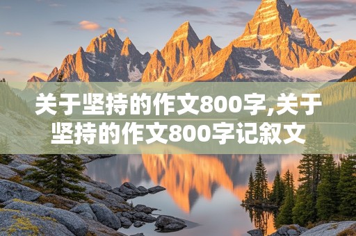 关于坚持的作文800字,关于坚持的作文800字记叙文