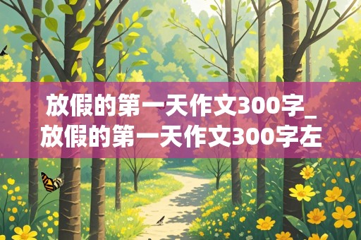 放假的第一天作文300字_放假的第一天作文300字左右