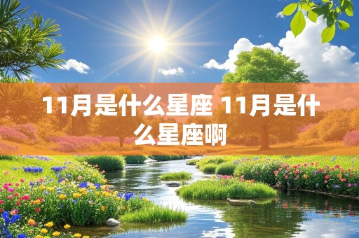 11月是什么星座 11月是什么星座啊