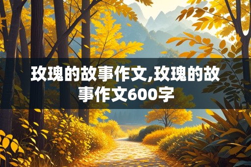 玫瑰的故事作文,玫瑰的故事作文600字