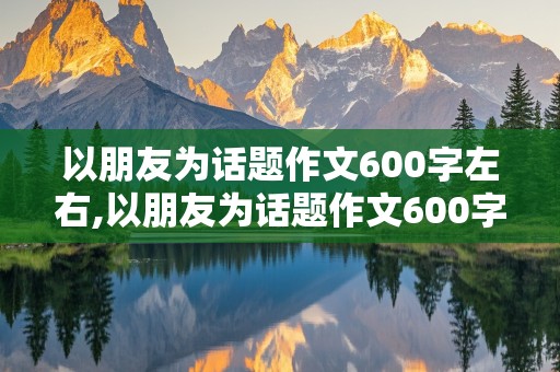 以朋友为话题作文600字左右,以朋友为话题作文600字左右记叙文