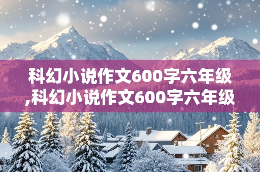 科幻小说作文600字六年级,科幻小说作文600字六年级下册