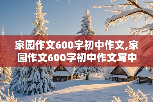 家园作文600字初中作文,家园作文600字初中作文写中国