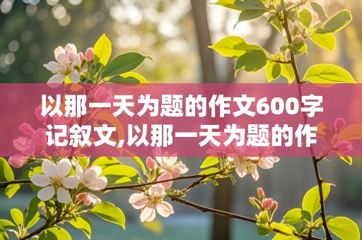 以那一天为题的作文600字记叙文,以那一天为题的作文600字记叙文开头和结尾