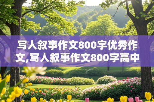 写人叙事作文800字优秀作文,写人叙事作文800字高中优秀作文