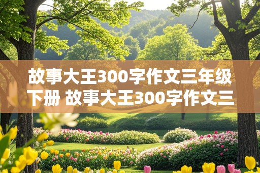 故事大王300字作文三年级下册 故事大王300字作文三年级下册优秀作文没有VIP