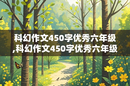 科幻作文450字优秀六年级,科幻作文450字优秀六年级下册