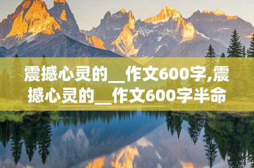 震撼心灵的__作文600字,震撼心灵的__作文600字半命题