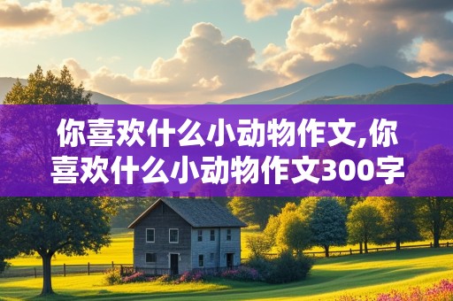 你喜欢什么小动物作文,你喜欢什么小动物作文300字