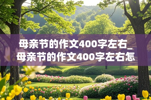 母亲节的作文400字左右_母亲节的作文400字左右怎么写