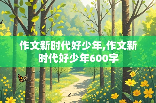 作文新时代好少年,作文新时代好少年600字