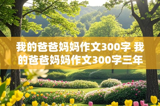 我的爸爸妈妈作文300字 我的爸爸妈妈作文300字三年级优秀范文