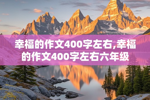 幸福的作文400字左右,幸福的作文400字左右六年级