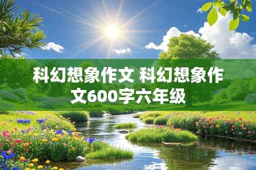 科幻想象作文 科幻想象作文600字六年级