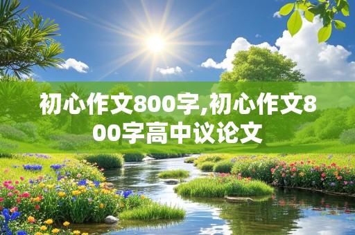 初心作文800字,初心作文800字高中议论文