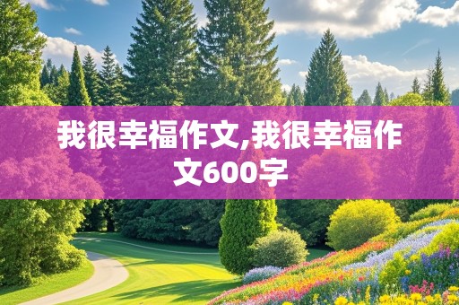 我很幸福作文,我很幸福作文600字