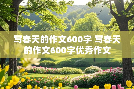 写春天的作文600字 写春天的作文600字优秀作文