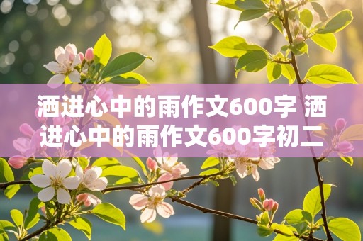 洒进心中的雨作文600字 洒进心中的雨作文600字初二