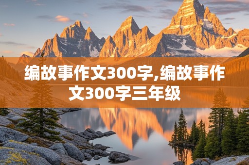 编故事作文300字,编故事作文300字三年级