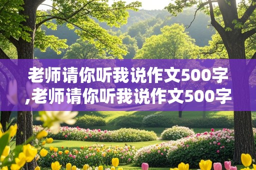 老师请你听我说作文500字,老师请你听我说作文500字怎么写