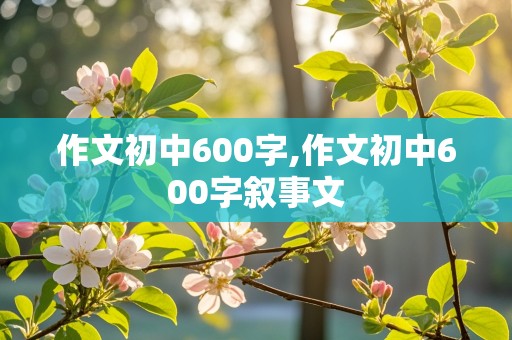 作文初中600字,作文初中600字叙事文