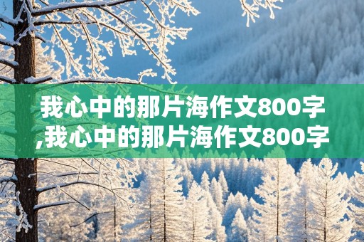 我心中的那片海作文800字,我心中的那片海作文800字初中