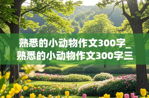 熟悉的小动物作文300字_熟悉的小动物作文300字三年级