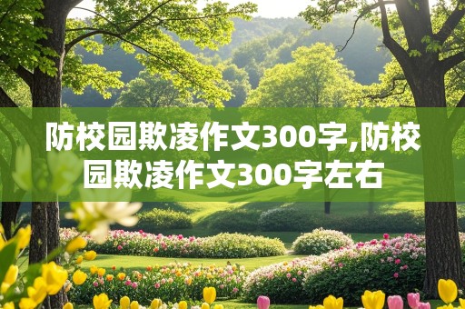 防校园欺凌作文300字,防校园欺凌作文300字左右