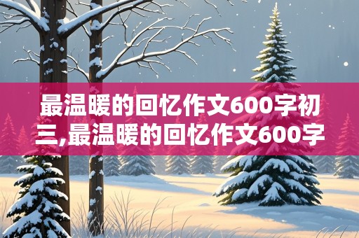 最温暖的回忆作文600字初三,最温暖的回忆作文600字初三小标题式