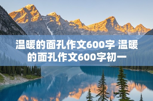 温暖的面孔作文600字 温暖的面孔作文600字初一