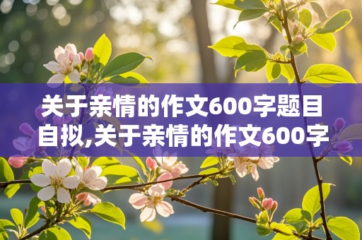 关于亲情的作文600字题目自拟,关于亲情的作文600字题目自拟初中