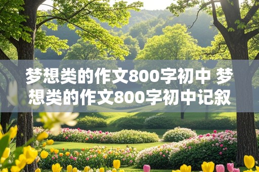 梦想类的作文800字初中 梦想类的作文800字初中记叙文