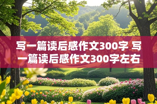 写一篇读后感作文300字 写一篇读后感作文300字左右