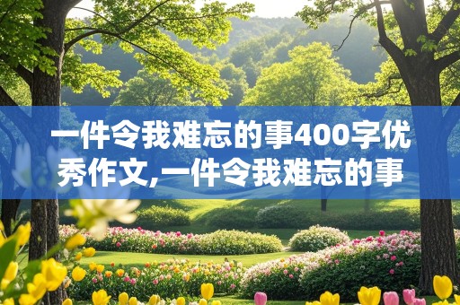 一件令我难忘的事400字优秀作文,一件令我难忘的事400字优秀作文四年级