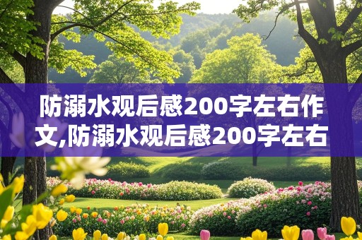 防溺水观后感200字左右作文,防溺水观后感200字左右作文免费