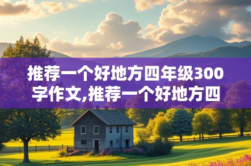 推荐一个好地方四年级300字作文,推荐一个好地方四年级300字作文免费