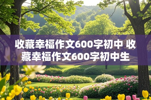 收藏幸福作文600字初中 收藏幸福作文600字初中生