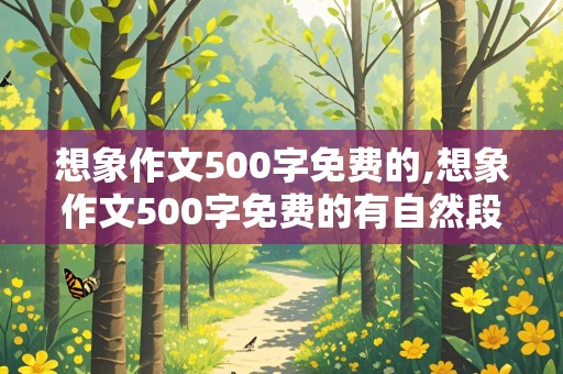 想象作文500字免费的,想象作文500字免费的有自然段