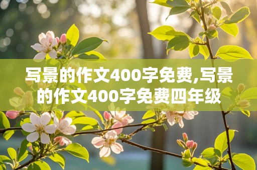 写景的作文400字免费,写景的作文400字免费四年级