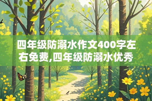 四年级防溺水作文400字左右免费,四年级防溺水优秀作文400字