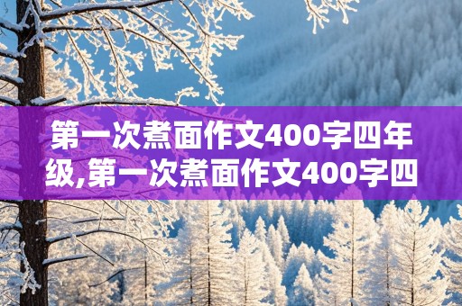 第一次煮面作文400字四年级,第一次煮面作文400字四年级怎么写