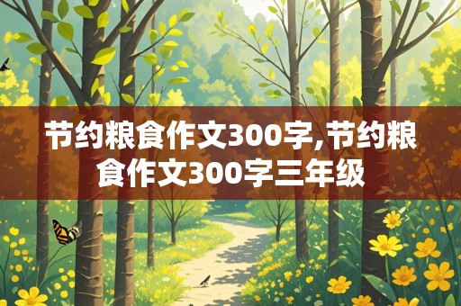 节约粮食作文300字,节约粮食作文300字三年级