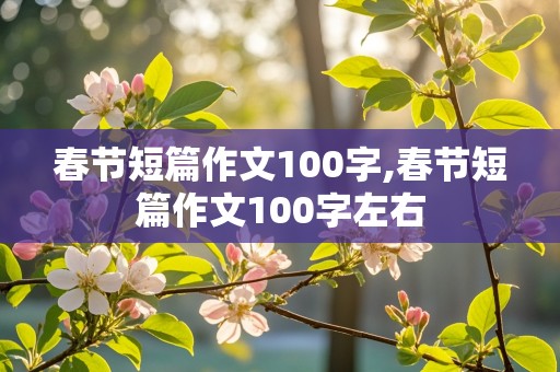 春节短篇作文100字,春节短篇作文100字左右