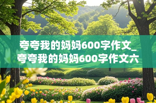 夸夸我的妈妈600字作文_夸夸我的妈妈600字作文六年级