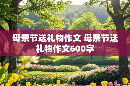 母亲节送礼物作文 母亲节送礼物作文600字