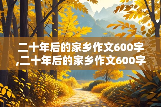 二十年后的家乡作文600字,二十年后的家乡作文600字想象